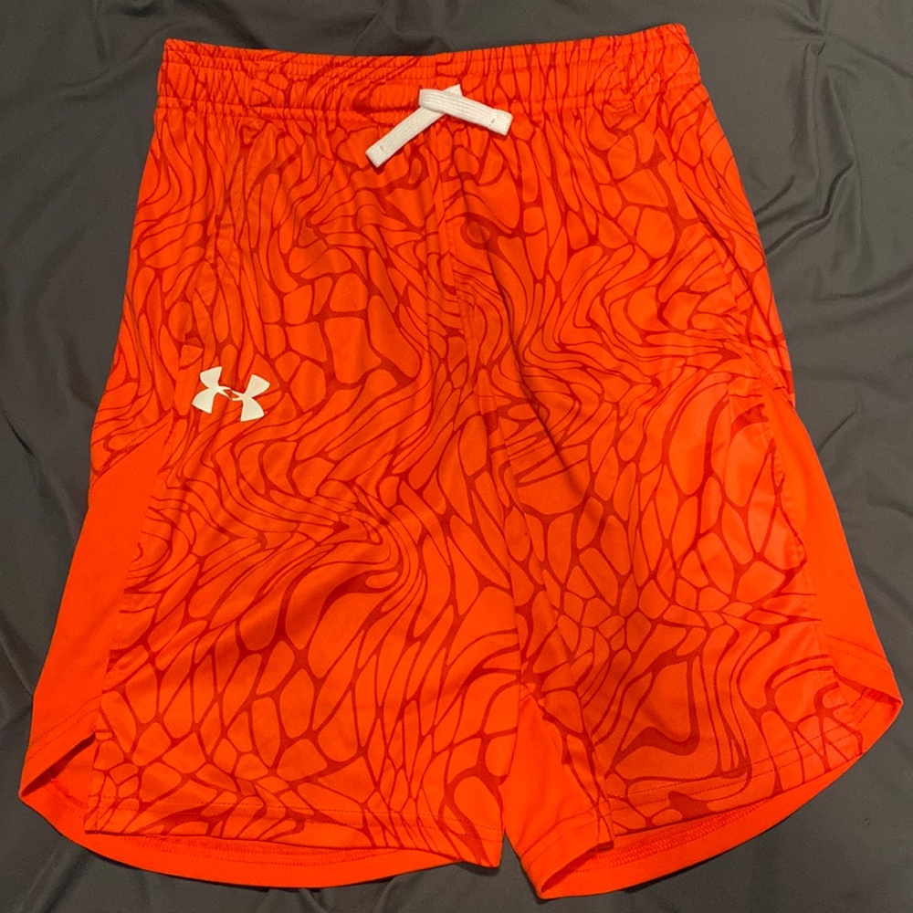 Orange Under Armour Shorts